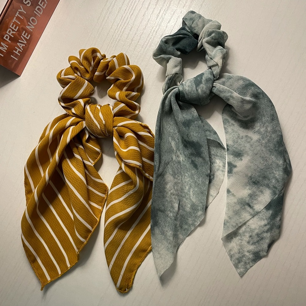 Two altard state hair scarves